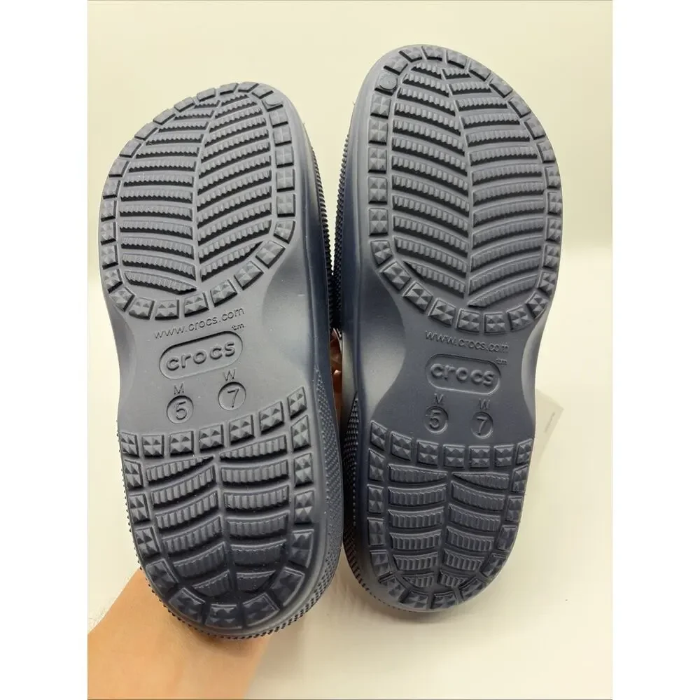 Crocs Adult Baya II Slide Sandals 208215-410 Navy Blue Unisex M5 W7 NWT